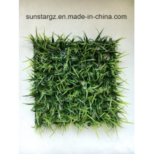 Anti UV Outdoor Spring Grass Artificial Flower Plant Green Wall Hedge Panel for Garden Decoration (50435)